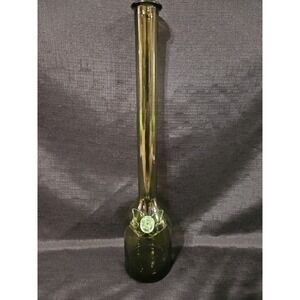 💚Vintage Dark Green Tall 19 1/4 Inches Vase Repurposed Into Beautiful Unique...